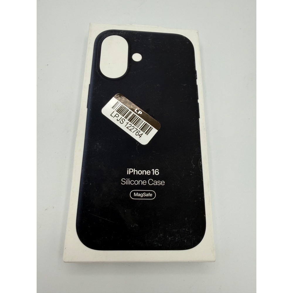 Apple iPhone 16 Silicone Case MagSafe Black New Protective